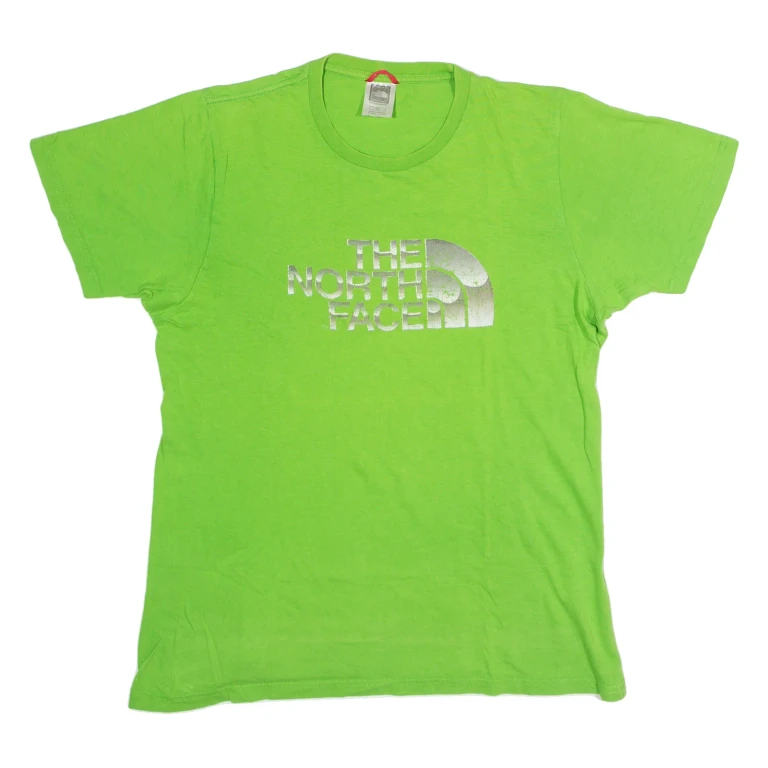 THE NORTH FACE Mens T-Shirt Green Crew Neck S