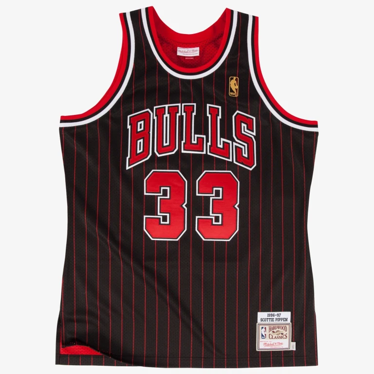 Men's NBA Authentic Jersey Bulls 1996 Scottie Pippen Jerseys