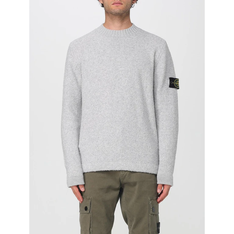 STONE ISLAND Sweater Men color Grey (5100056S00N2V0M64)