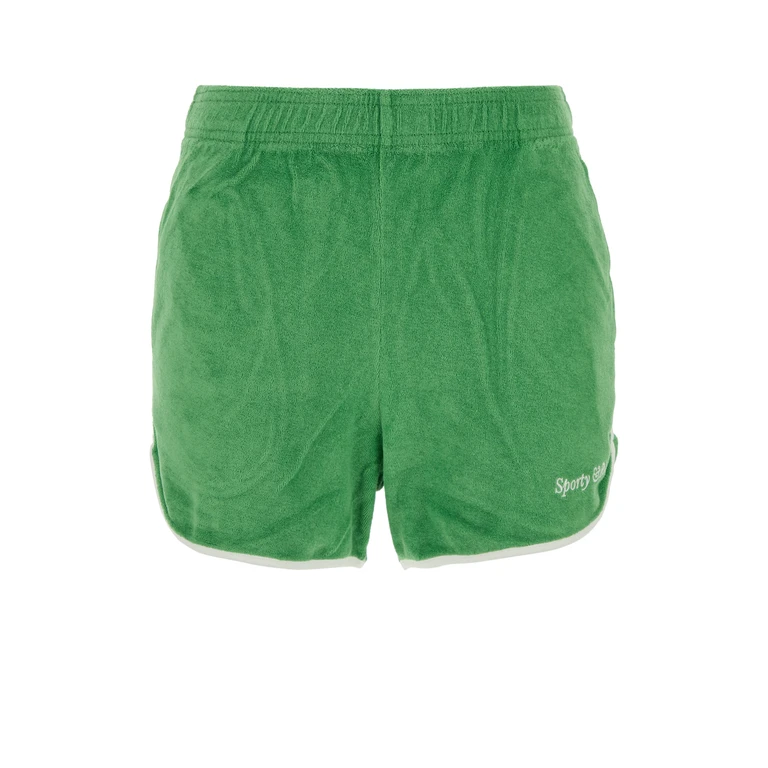 Sporty & Rich Shorts Verde Cotton - Women