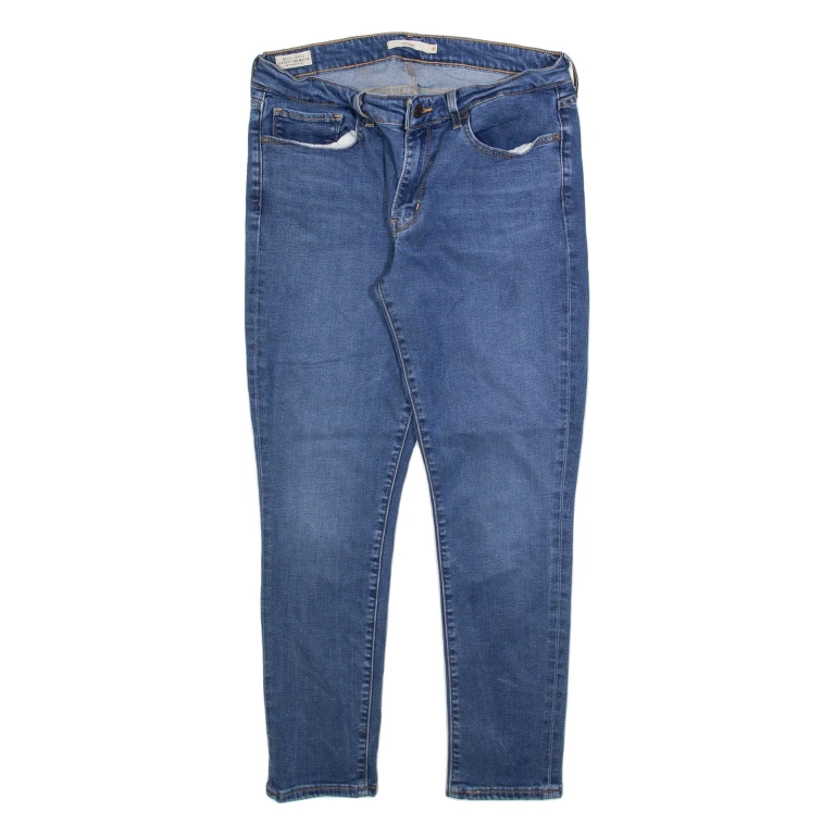 LEVI'S 711 Big E Womens Jeans Blue Slim Skinny W30 L28