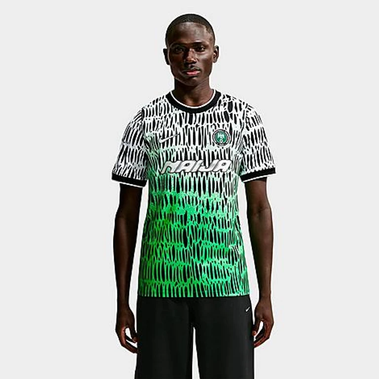 Nigeria x Slawn Academy Pro 축구 탑 블랙/화이트