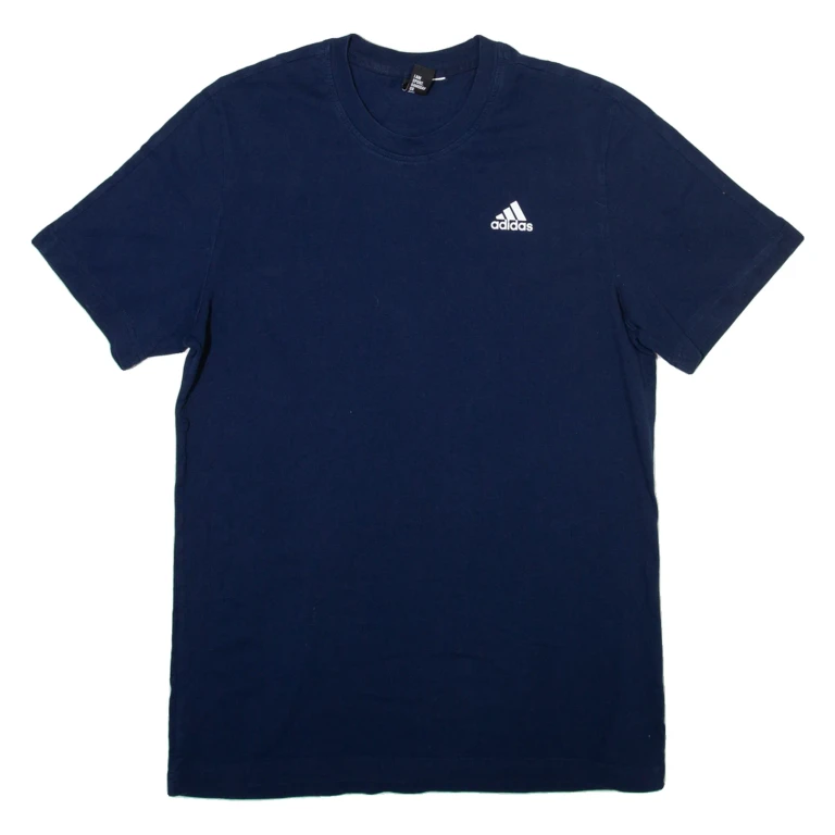 ADIDAS Mens T-Shirt Blue M