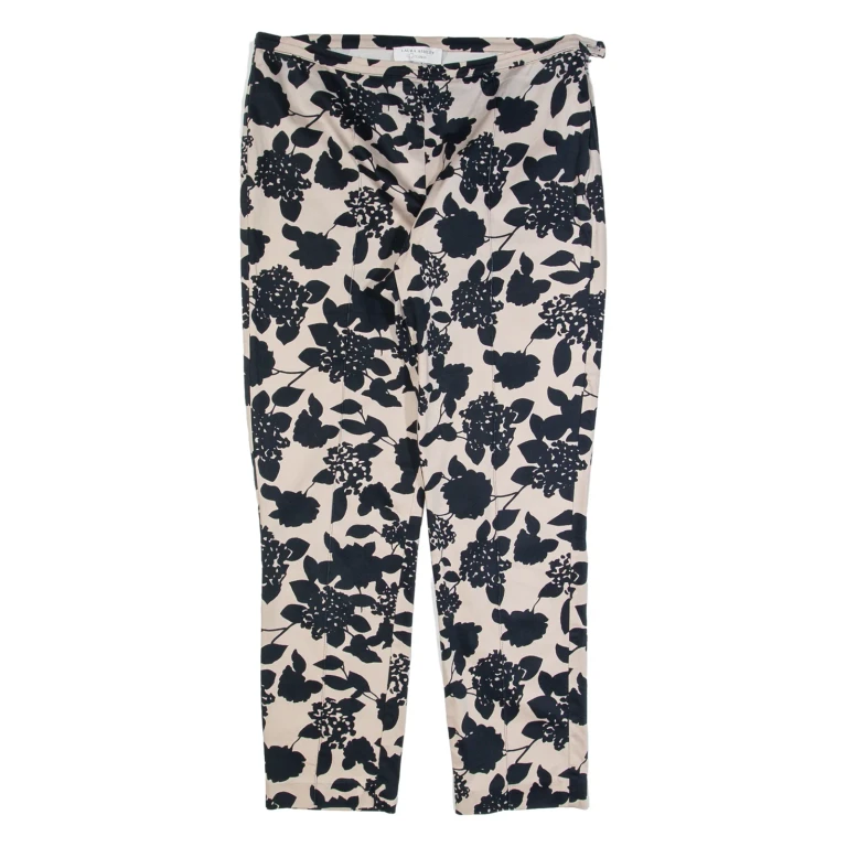 LAURA ASHLEY Womens Trousers Beige Slim Tapered W32 L28