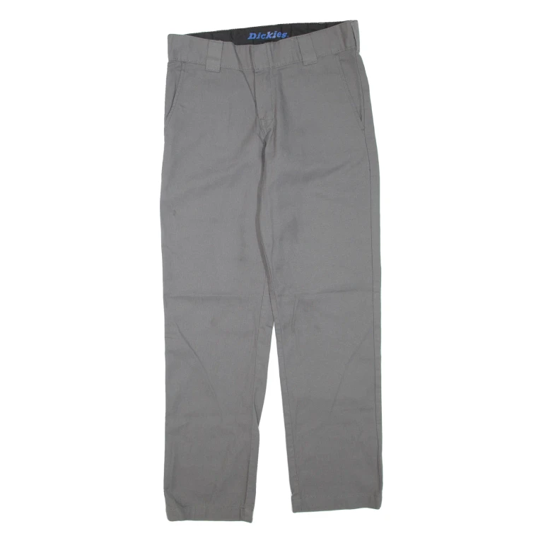 DICKIES Mens Trousers Grey Regular Tapered W29 L30