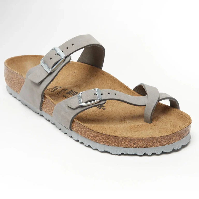 Women's Mayari Nubuck Leather Dove Grey Sandals