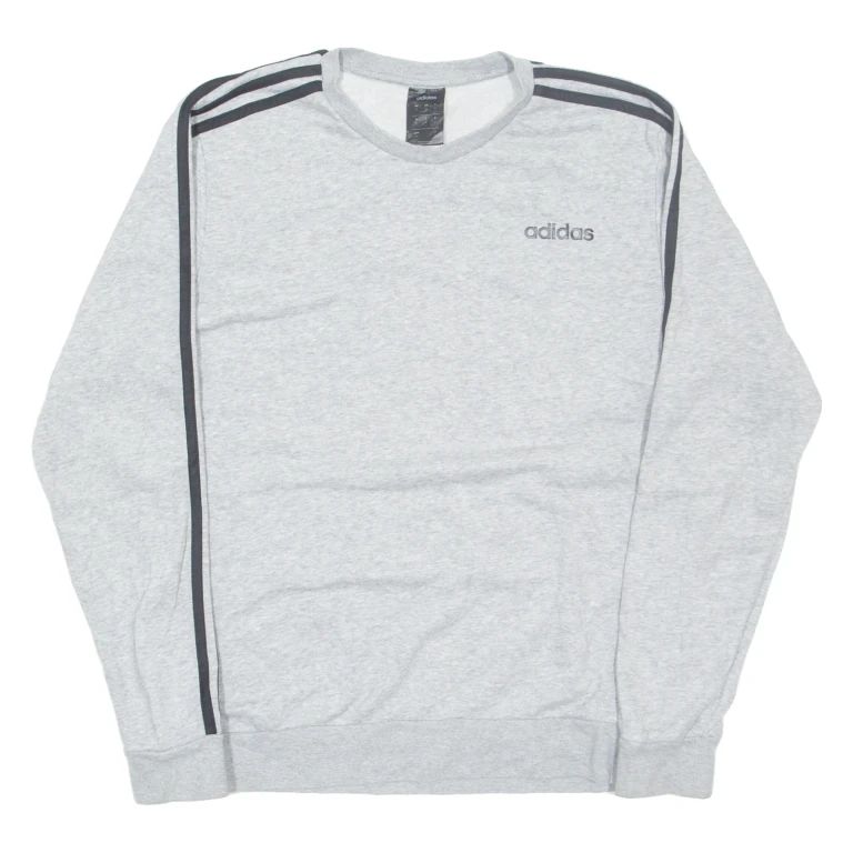 ADIDAS Mens Sweatshirt Grey M