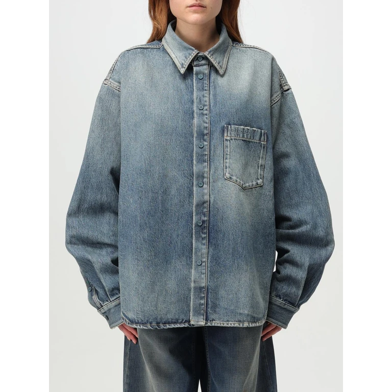 BALENCIAGA Shirt Woman color Blue (783691THW254245)