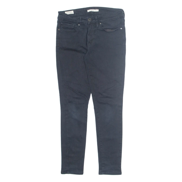 LEVI'S Big E 711 Womens Jeans Black Regular Tapered W27 L28