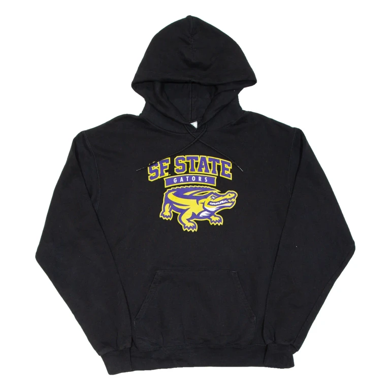 CHAMPION Sf State Gators Mens Black Hoodie USA M