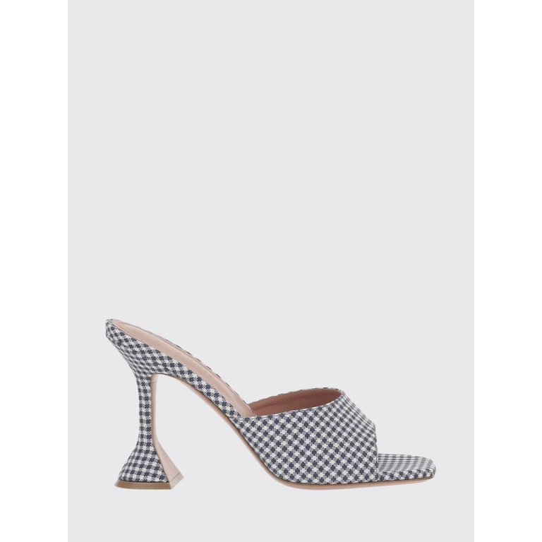 Heeled Sandal Woman color Blue (LUPITASLIPPER95BLUEWHITE)