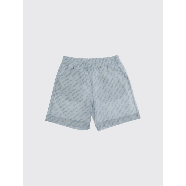 Off-White Kids Boy's Cotton Shorts with Elasticated Waist and Logo (44BCB00CS26F001451)