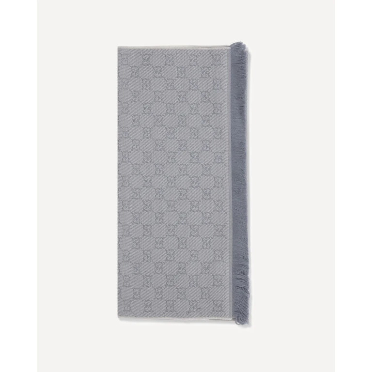 GUCCI GG Supreme embroidered wool Scarf Female UNI