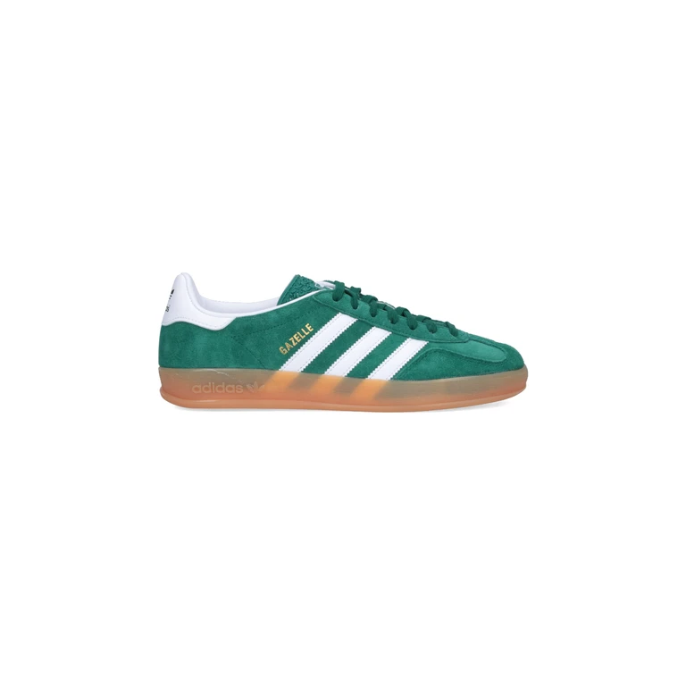 Sneakers Green Calf Leather - Men