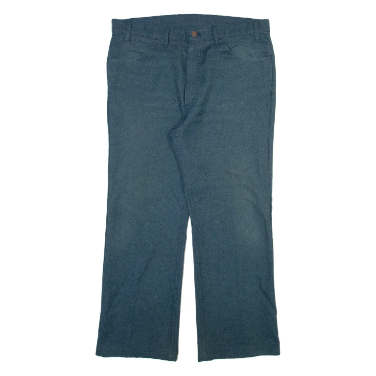 LEVI'S Mens Trousers Blue Regular Bootcut W38 L28
