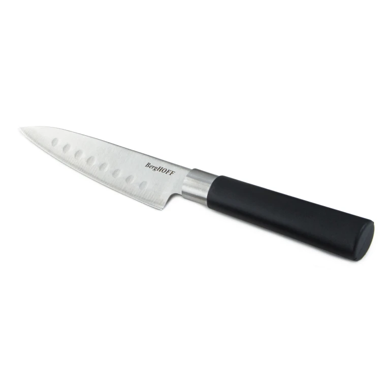 DiNA Codon Stainless Steel Scalloped Santoku Knife, 5"