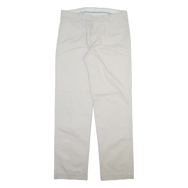 POLO RALPH LAUREN Mens Trousers Grey Regular Straight W34 L34