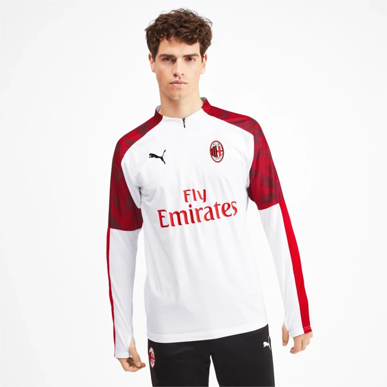 Men's Ac Milan 1/4 Zip Top Half Zip & Quarter Zip
