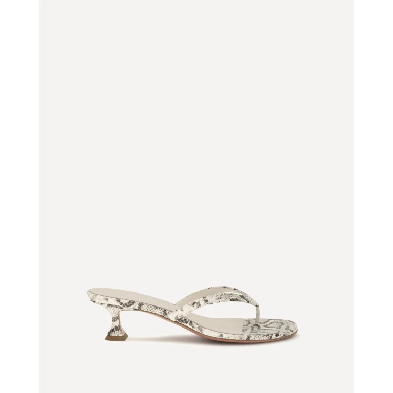 Snake-print Juliette Thong Sandals Female 41
