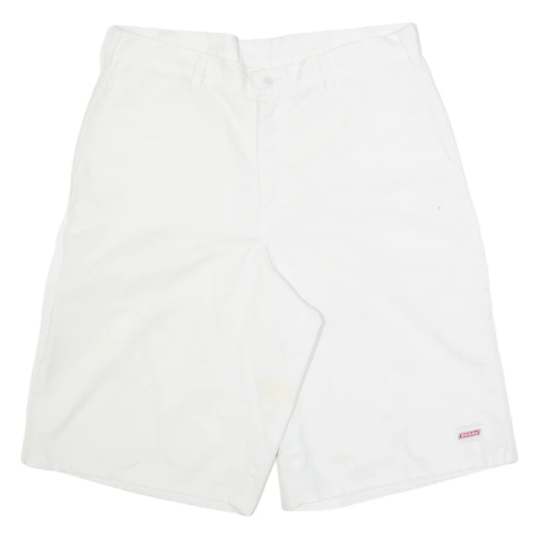 DICKIES Mens Workwear Shorts White XL W36