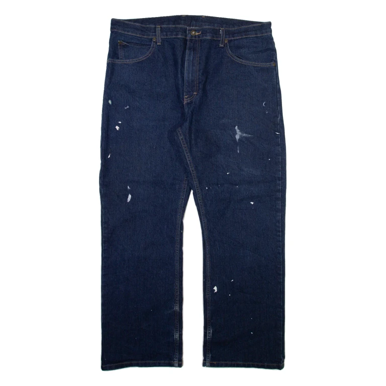 DICKIES Mens Jeans Blue Regular Straight W36 L30