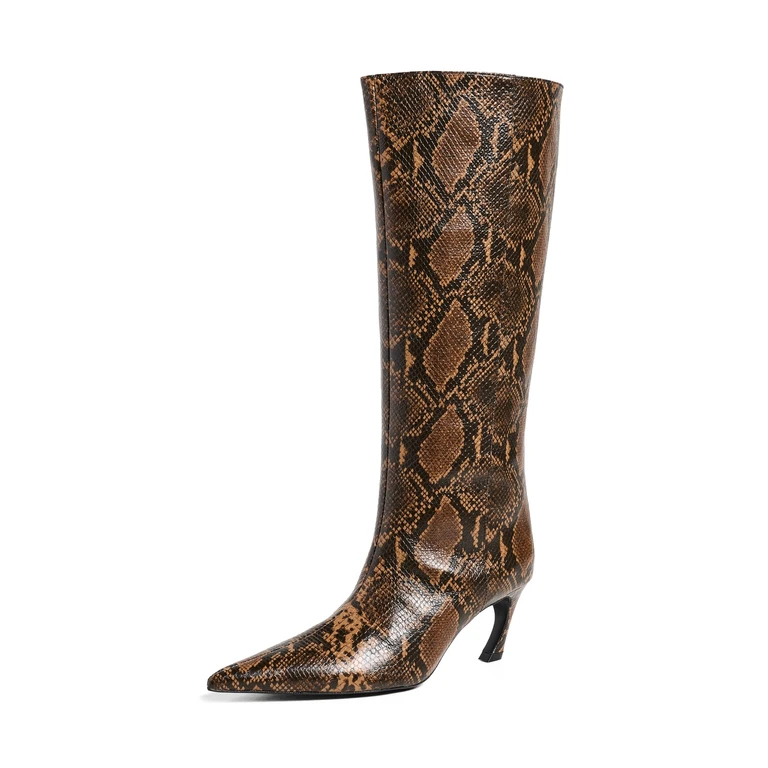 Schutz Lexi Mid Boots Dried Olive 10.5