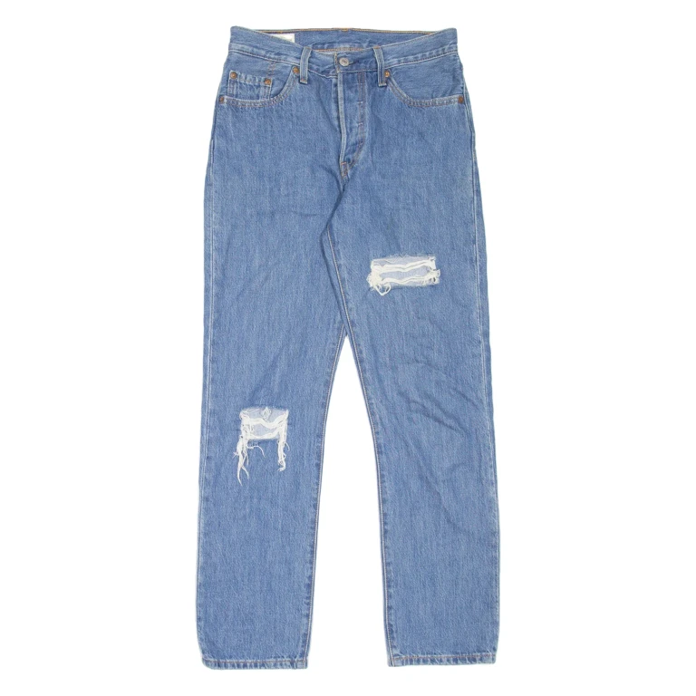LEVI'S 501 BIG E Jeans Womens Blue Regular Straight W25 L28