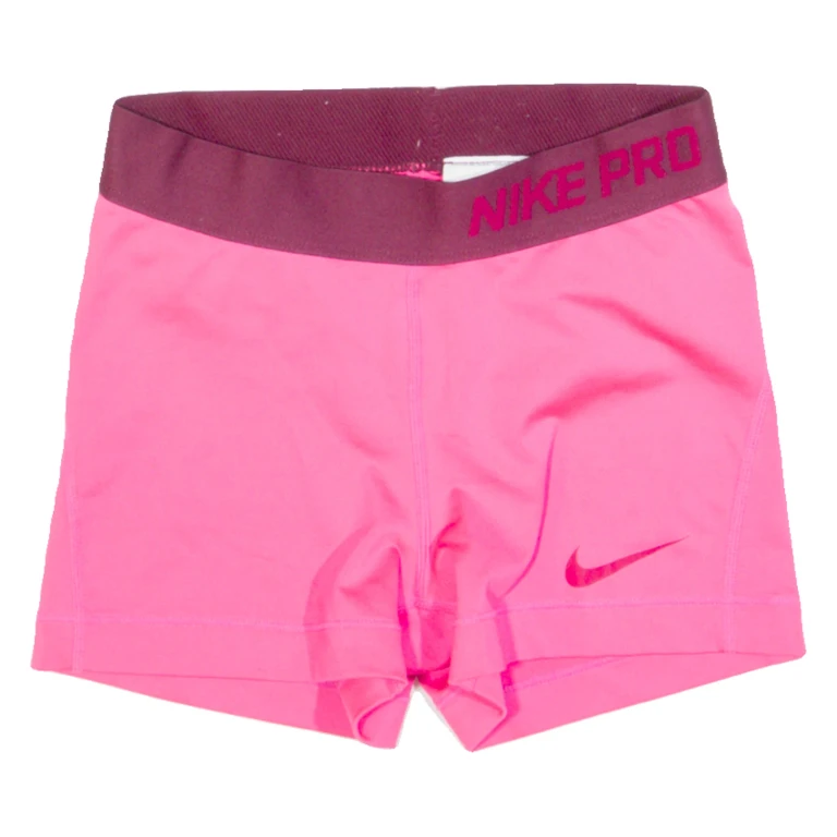 NIKE Womens Sports Shorts Pink Slim XS W20