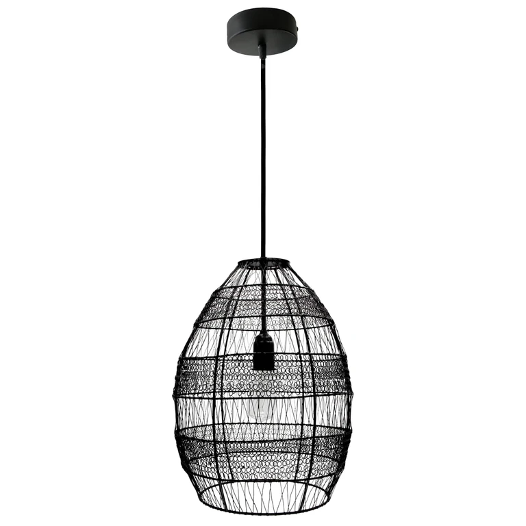 Hanging Lamp - Black Metal