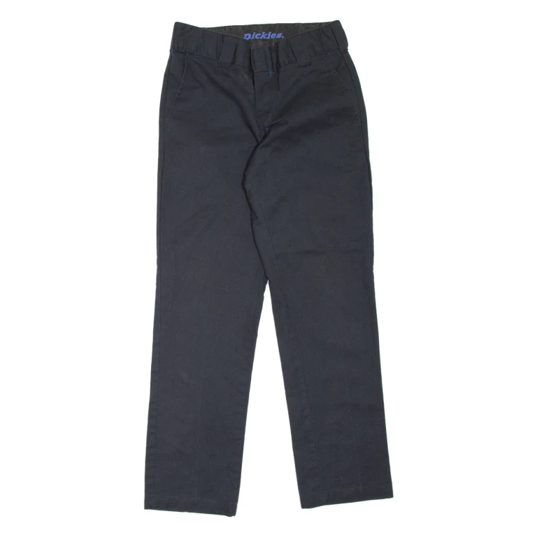 DICKIES Workwear Womens Trousers Black Regular Straight W28 L30