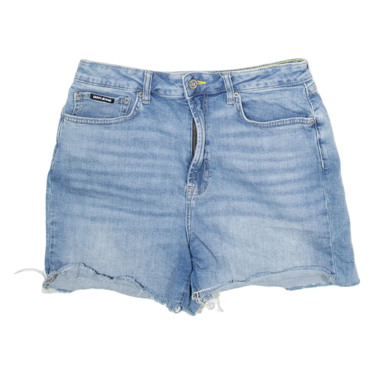 DKNY Womens Denim Shorts Blue M W30