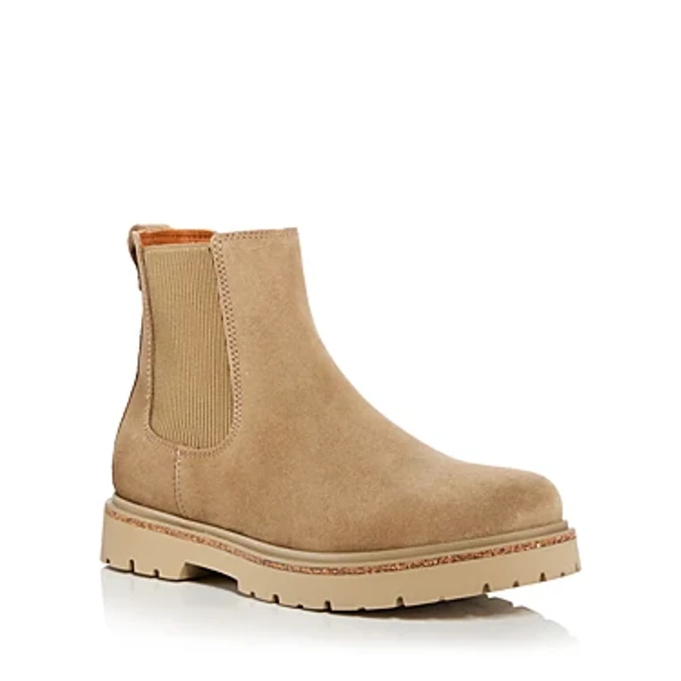 Unisex Highwood Slip On Suede Leather Taupe