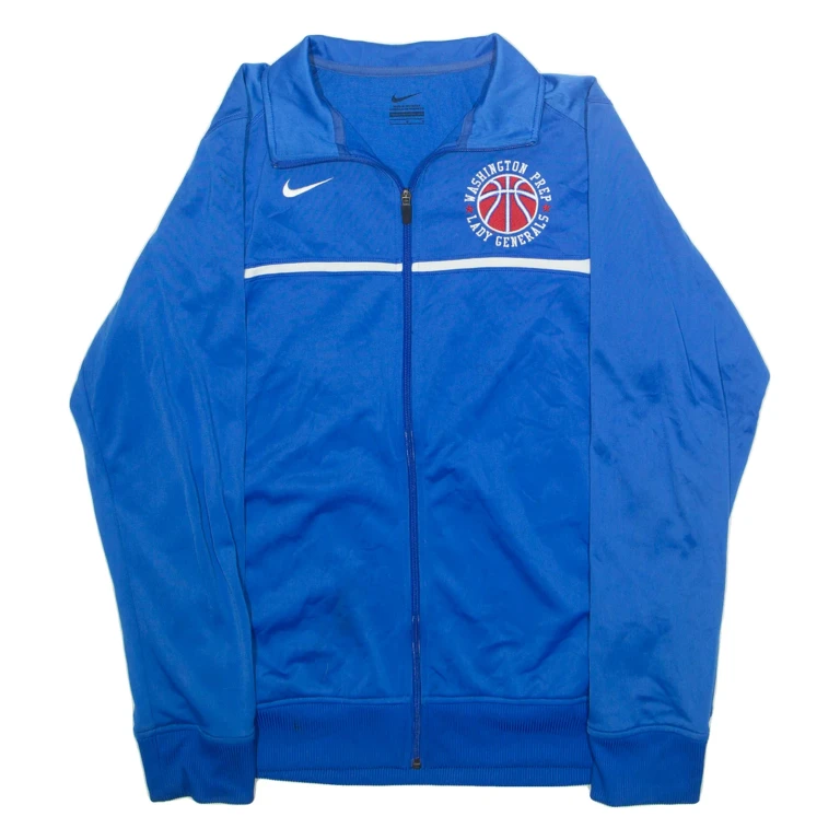 NIKE Mens Track Jacket Blue L