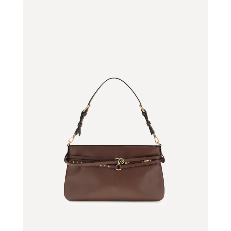 PINKO Leather Shoulder Bag Female UNI