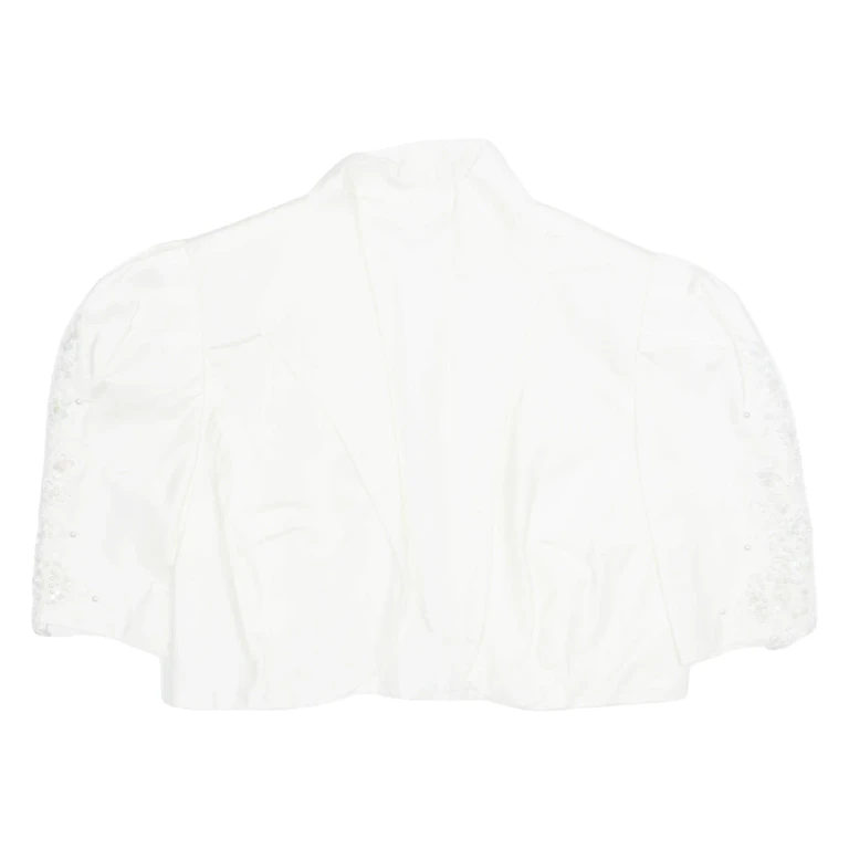 Womens Waistcoat White Collared M
