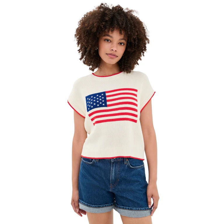 Z Supply Patriot Pullover Cloud M