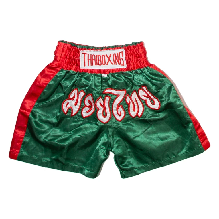 THAI BOXING Mens Sports Shorts Green S W20