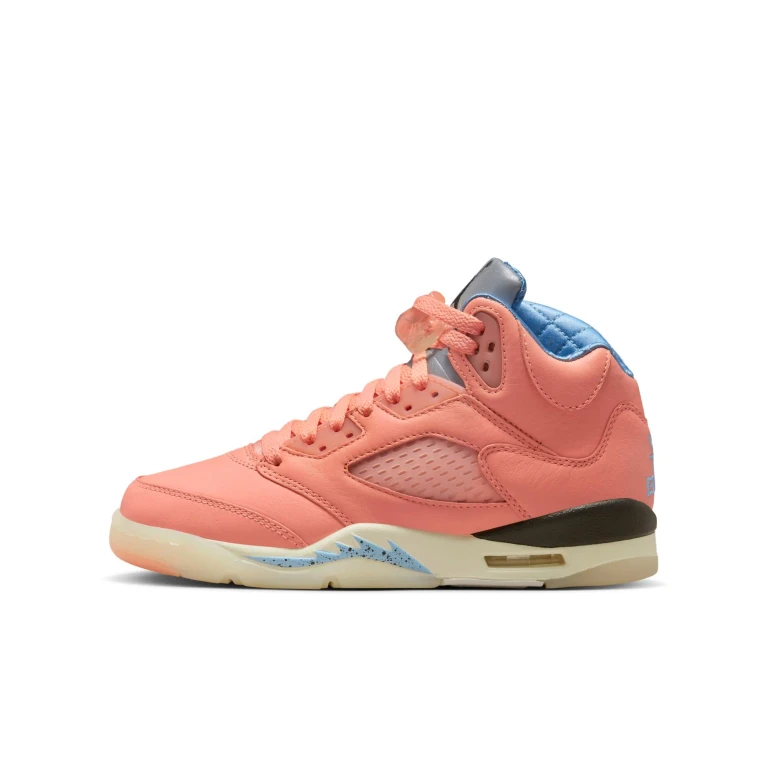 Grade School Retro 5 'Dj Khaled We The Best Crimson Bliss Gs' Sneakers