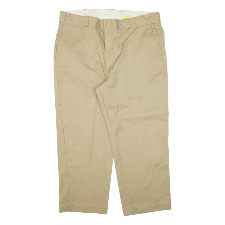 DICKIES Workwear Mens Trousers Beige Regular Straight W40 L25