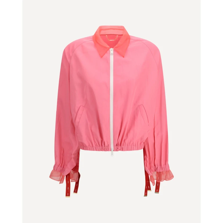 FENDI Bomber Blouson in technical viscose Female 40