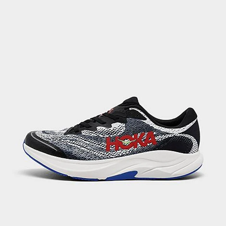 Big Kids Rincon 4 Running Shoes in Black/Cobalt Blue