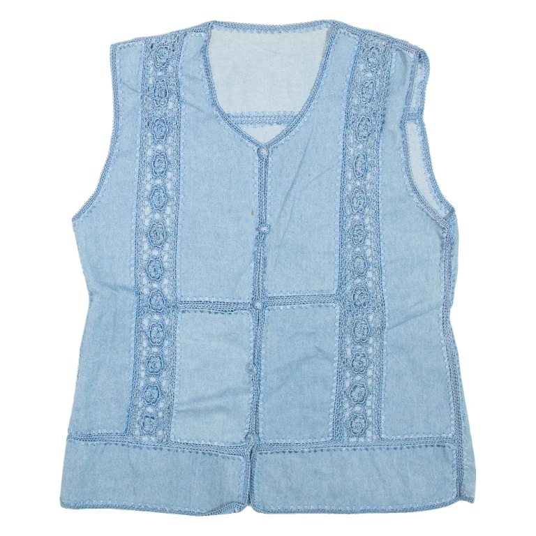 Lightweight Womens Gilet Blue M