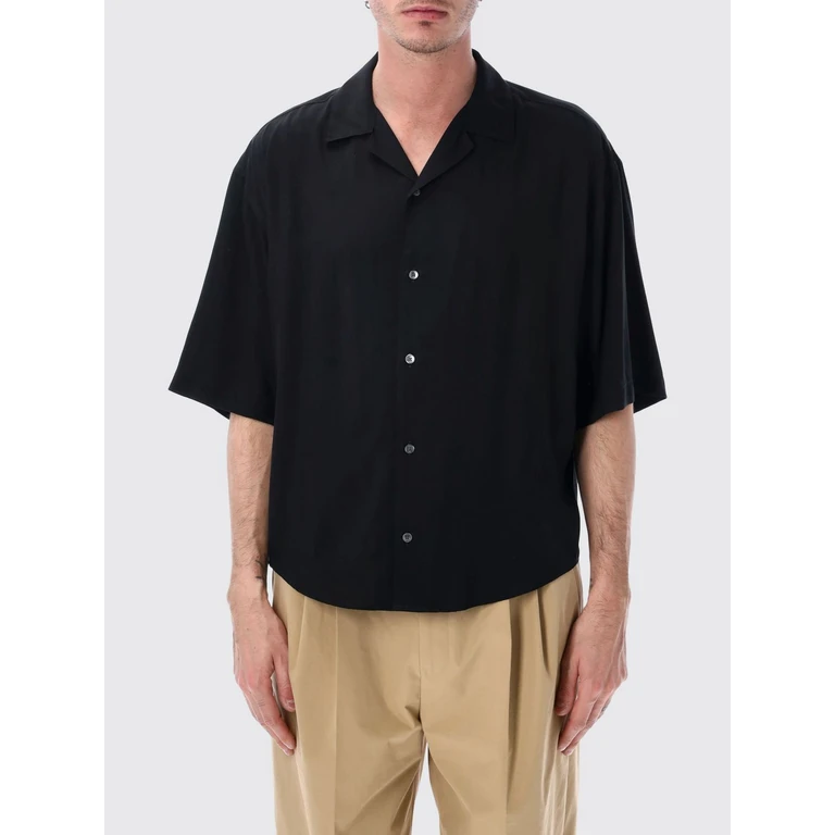 AMI PARIS Shirt Men color Black (HSH830VI0036001)
