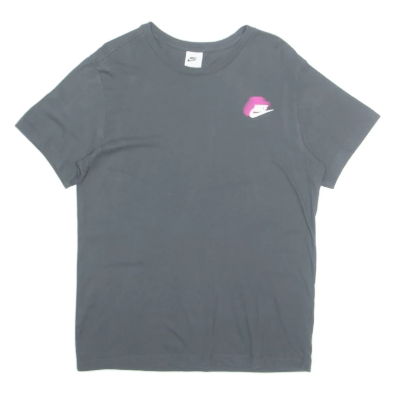 NIKE Mens T-Shirt Grey M
