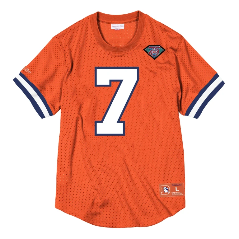 Men's NFL Name & Number Mesh Crew Neck Denver Broncos