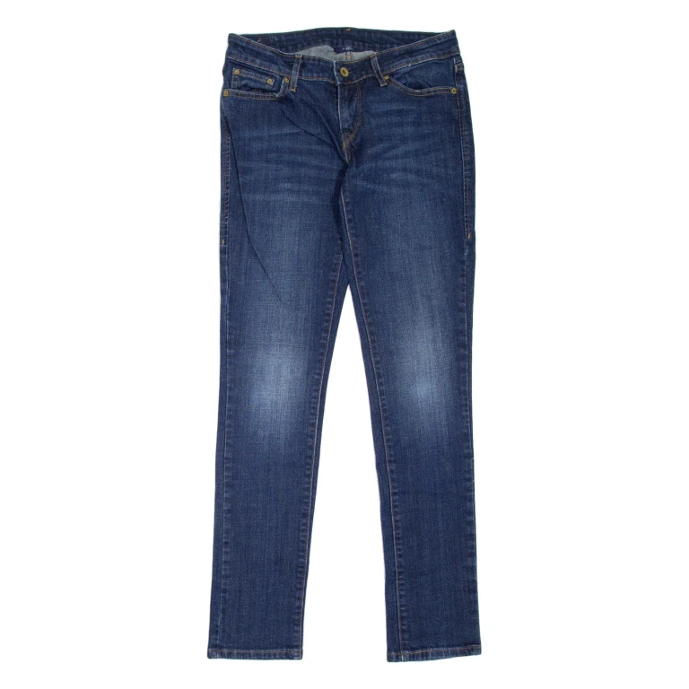 LEVI'S 531 Low Rise Womens Jeans Blue Slim Skinny Stone Wash W28 L31