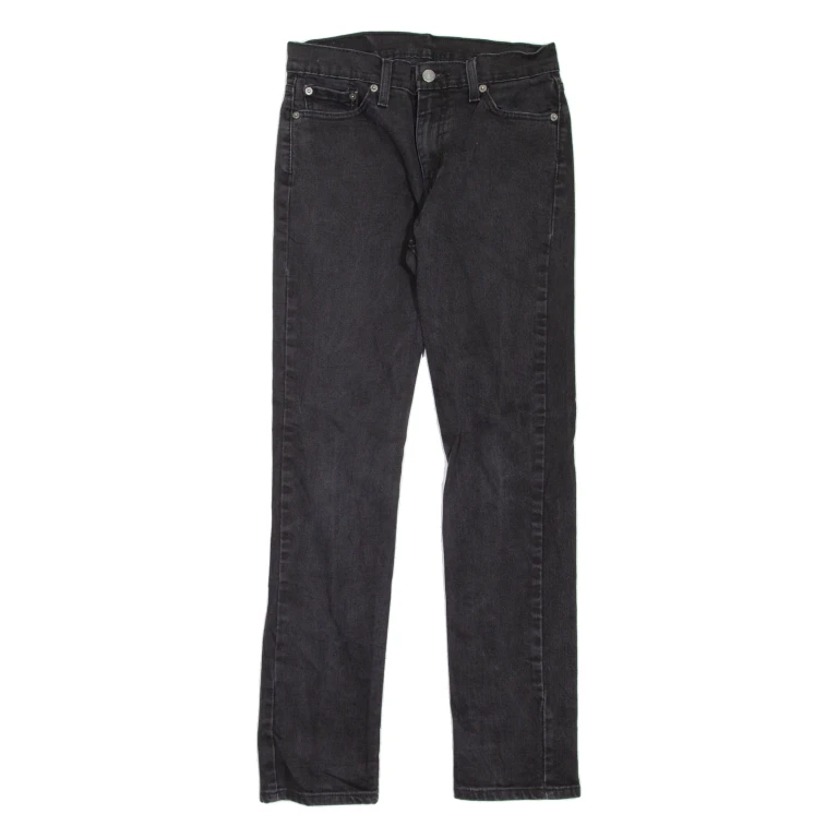 LEVI'S 511 Jeans Mens Black Slim Straight W30 L32
