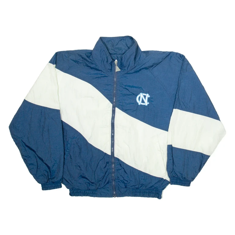RED OAK North Carolina Mens Shell Jacket Blue Nylon M