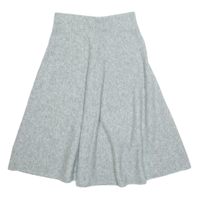 Womens Swing Skirt Green Knee Length M