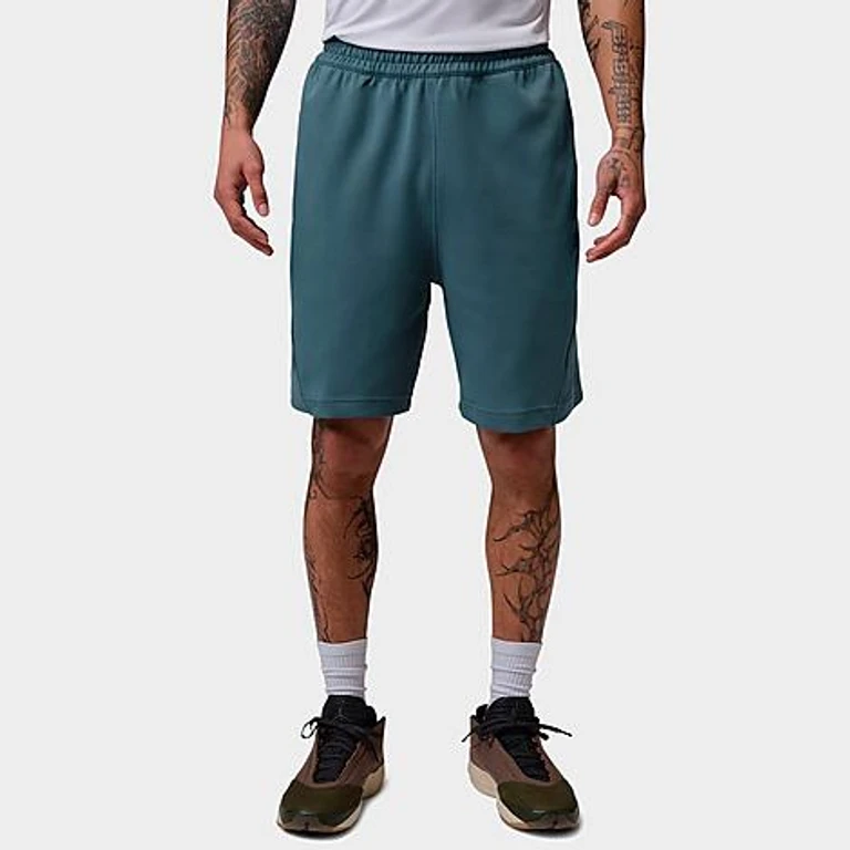 Nike Men's Jordan Sport Hoop Fleece Shorts in Ash Green/Clear Size: XS